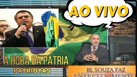 AO VIVO A HORA DA PÁTRIA - PGR, MIN. DA DEFESA E BOLSONARO CERCARAM A CORTE E O TSE-SEM BANDEIRA BR