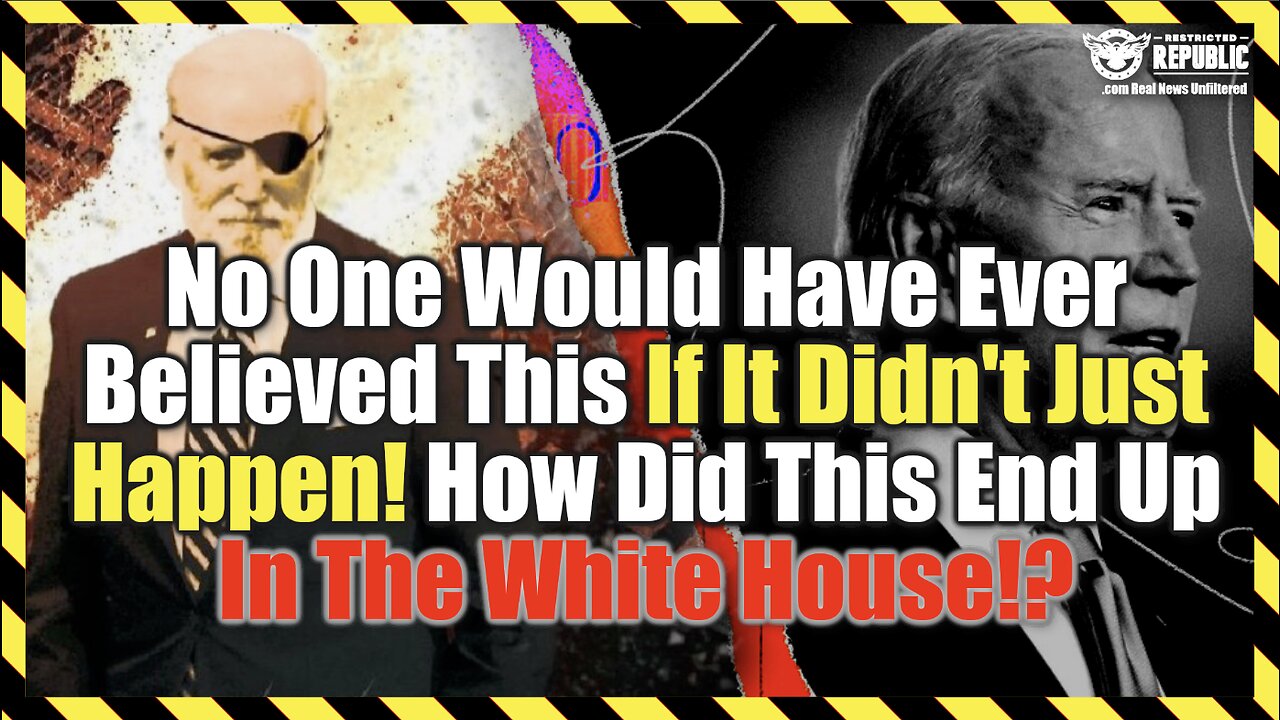 No One Would Have Ever Believed This If It Didn't Just Happen! How Did It End Up In The White House?