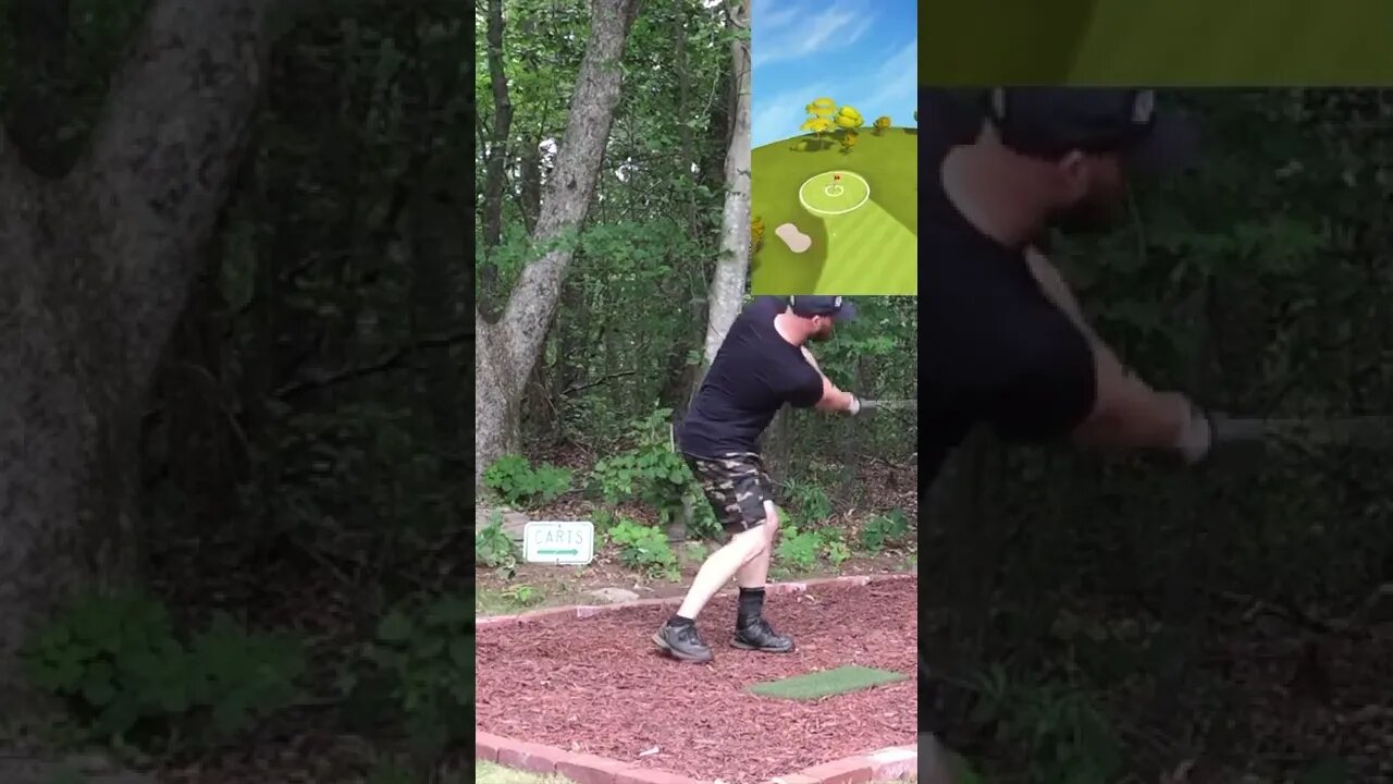 Hole 7 - Kambaku GC #Shorts #Golf #GarminR10 #SimGolf #YoutubeShorts