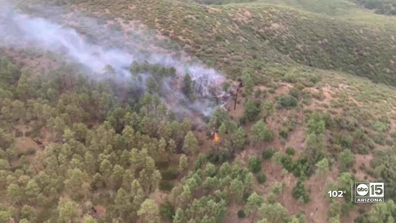 Two wildfires burning in Yavapai County