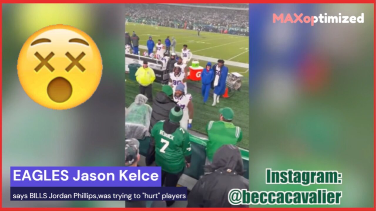 BILLS Jordan Phillips vs EAGLES Jason Kelce [FULL compilation] - Are both DIRTY players?! #nfldrama