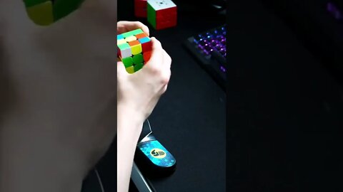 3×3 Rubik's solve in 7.83 seconds 😱😱😬 #shorts #short #trending #viral