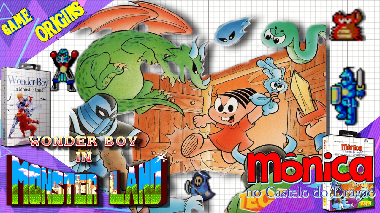 Como foi feito Monica no Castelo do Dragao | Como foi feito Wonder Boy in Monster Land