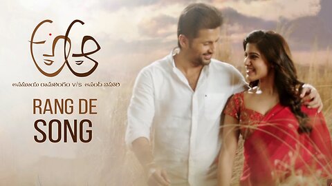 Rang De Full Video Song || A Aa Full Video Songs || Nithiin, Samantha, Trivikram | Aditya Movies