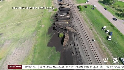 Train derailment near Gothenburg; Nebraska State Patrol says no injuries