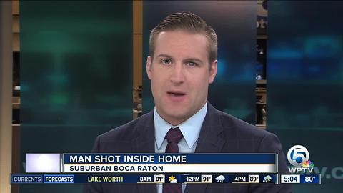 Man shot inside home in West Boca