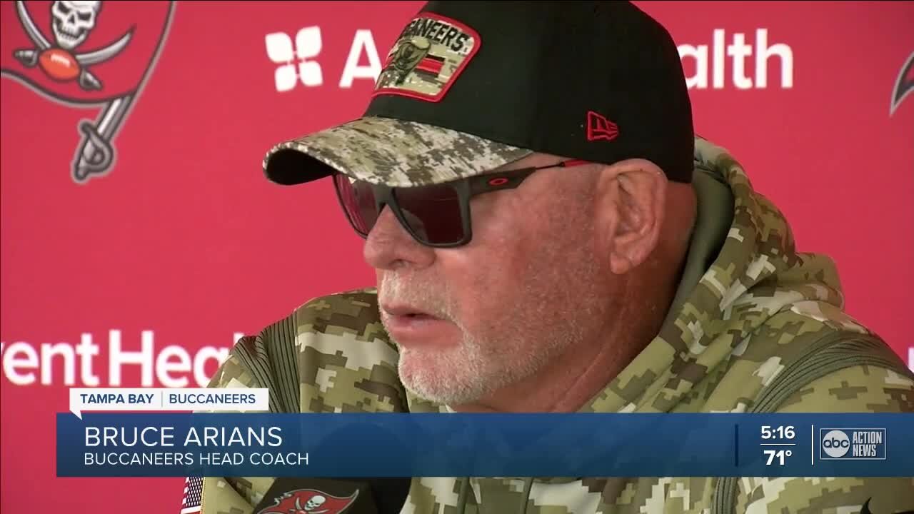 Bucs' Arians won't address Brown's future until after suspension