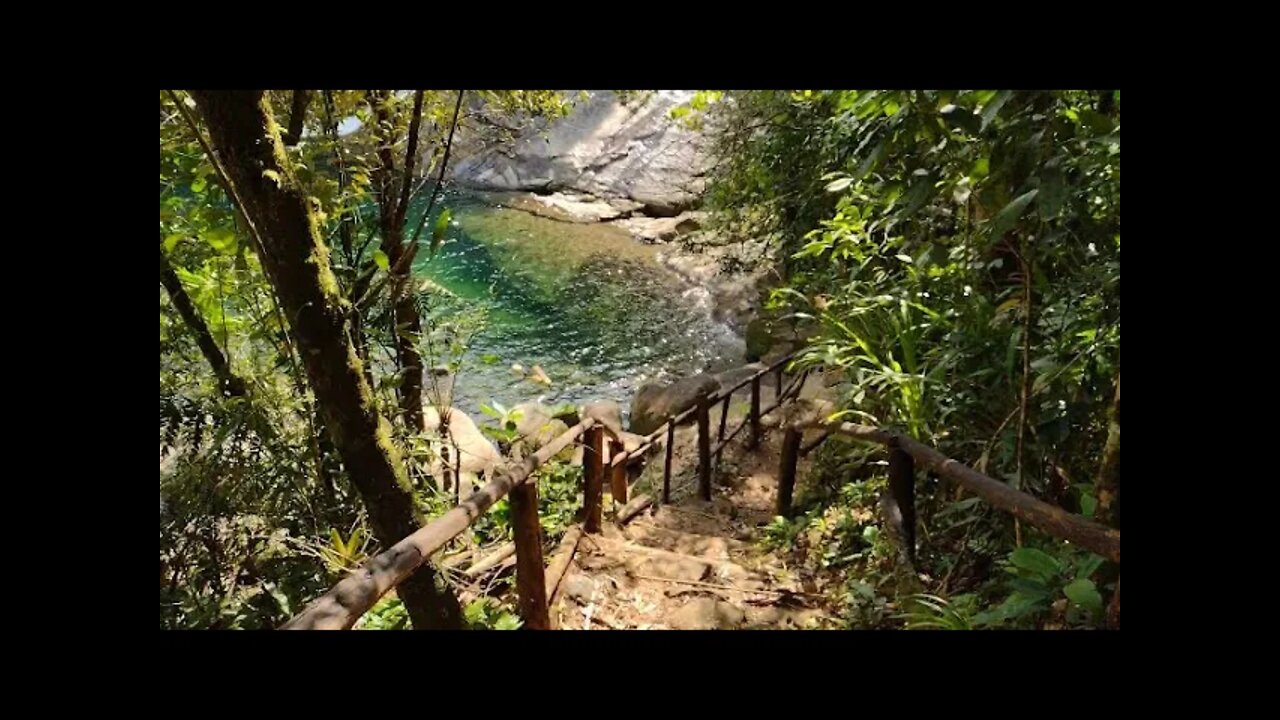 CACHOEIRA DO PARAÍSO A ÁGUA ESTAVA SUPER GELADA PERUÍBE SP