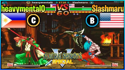 Samurai Shodown V Special (heavymental0 Vs. Slashmaru) [Philippines Vs. U.S.A]