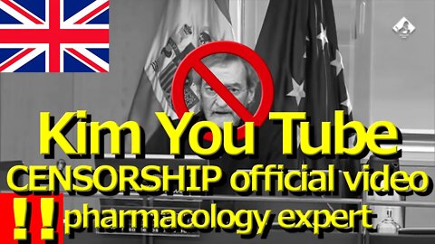 ENGLISH · Supreme leader Kim You Tube CENSORSHIP official video pharmacology expert || RESISTANCE ...-