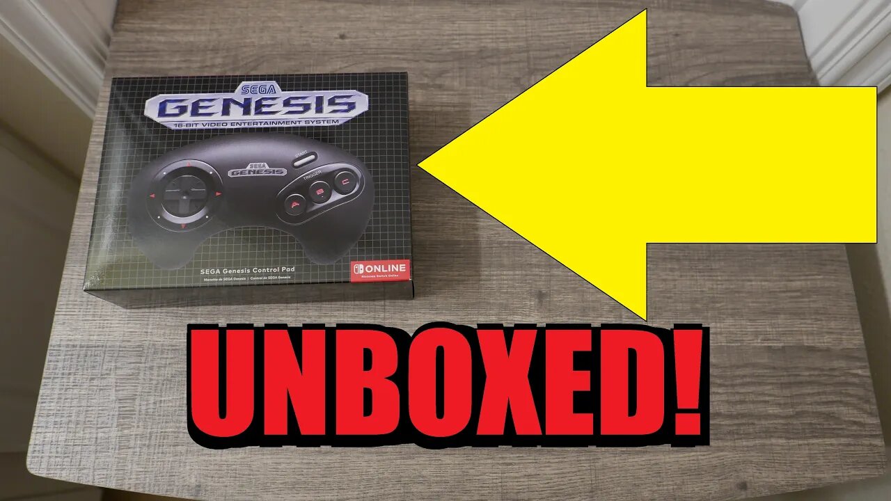 Unboxing the Nintendo Switch Online Sega Genesis (MEGADRIVE) Controller!