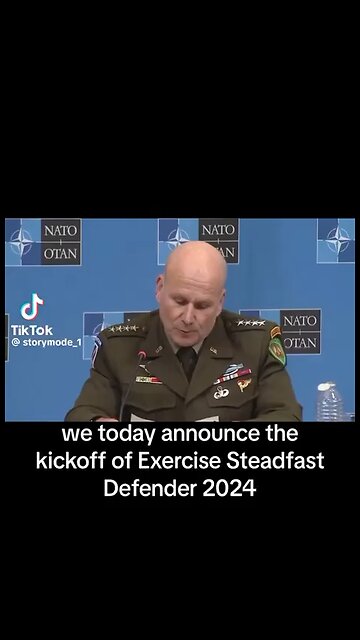 A 4month military “exercise “. Steadfast defender