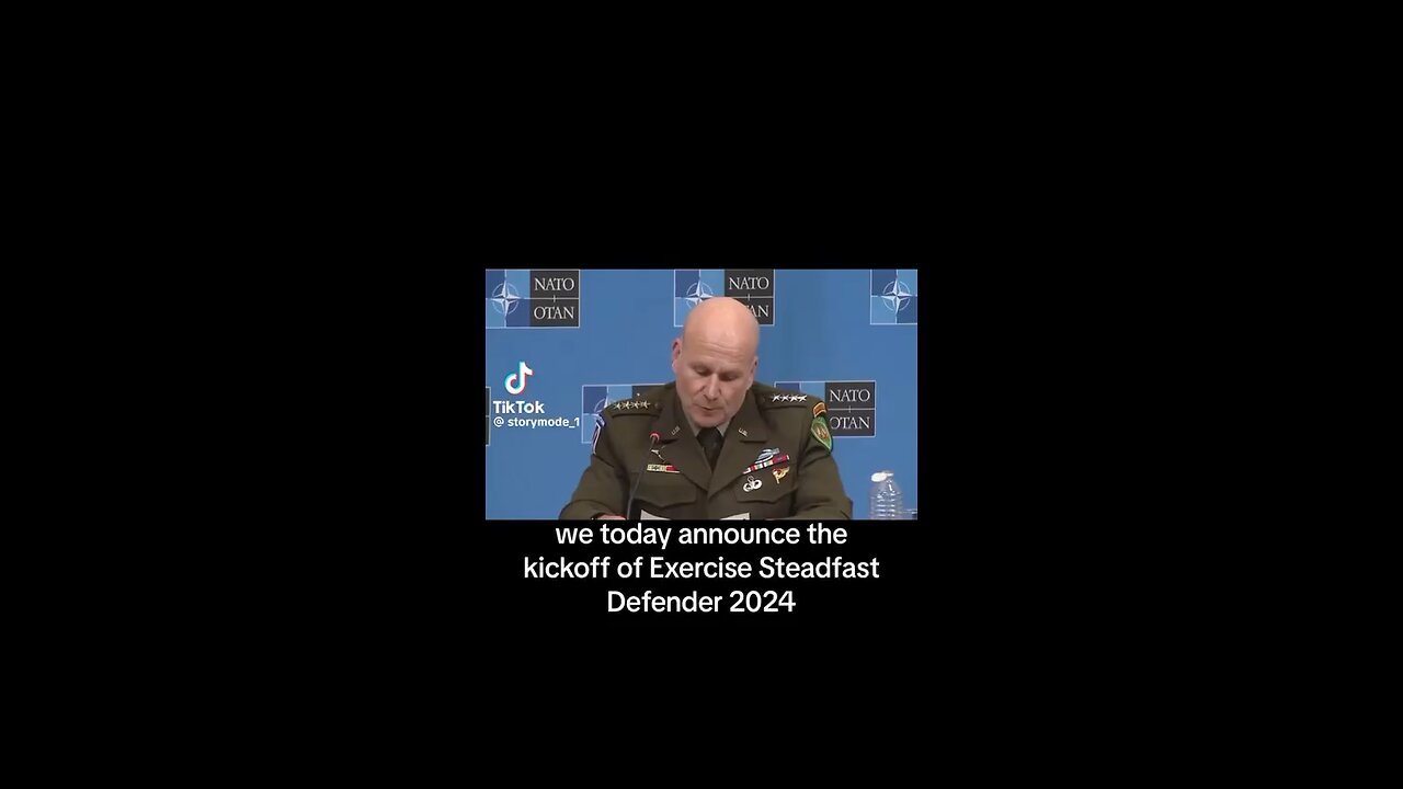 A 4month military “exercise “. Steadfast defender