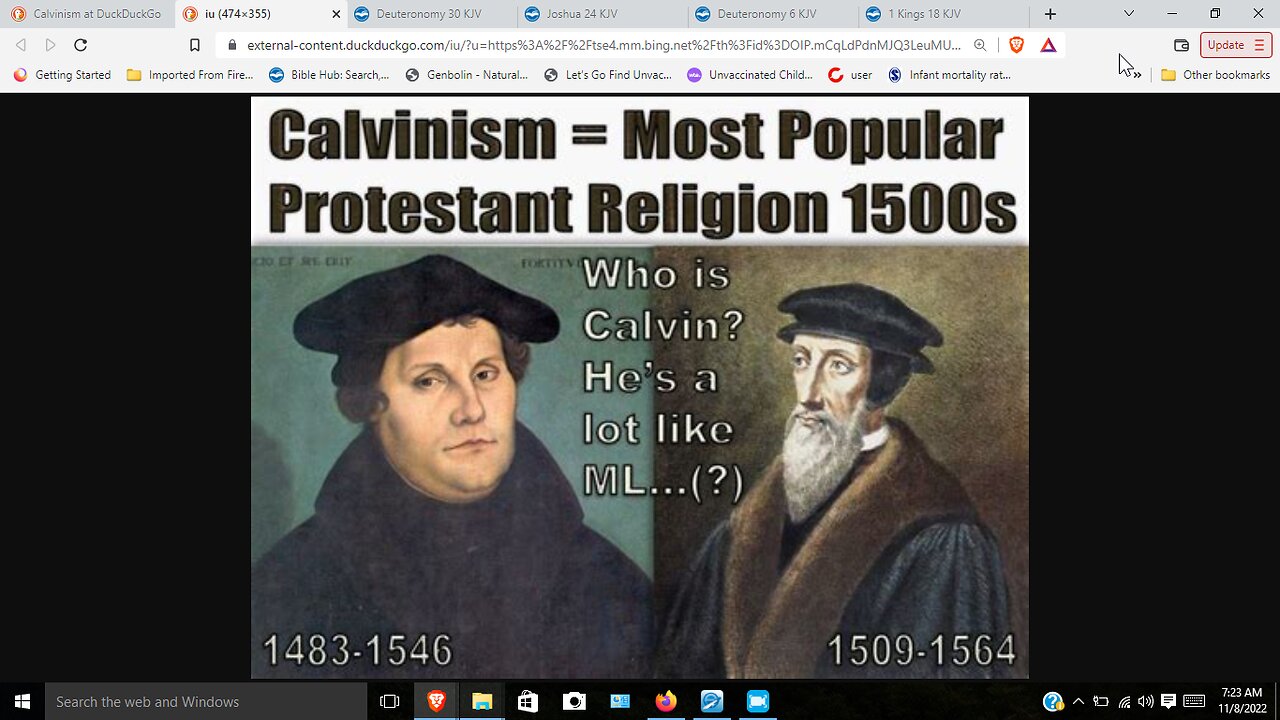 Calvin the counter reformer (Calvinism/Puritans/Presbyterians)