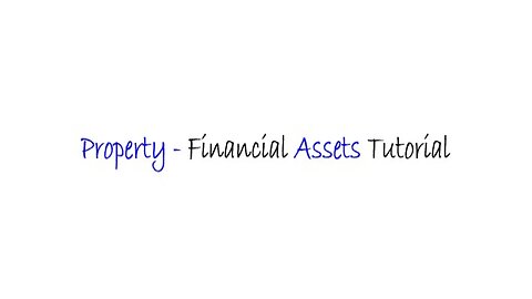 Mobile - Property Financial Assets Video 1 - English