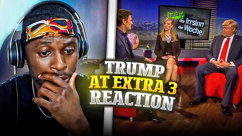 TRUMP AT EXTRA DREI - Christian Ehring im Gespräch mit Donald Trump | The realer Irsinn REACTION