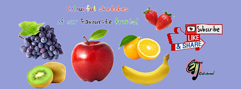 Colourful Fruits | Sketch Pen | Junior Art Kit | Doms