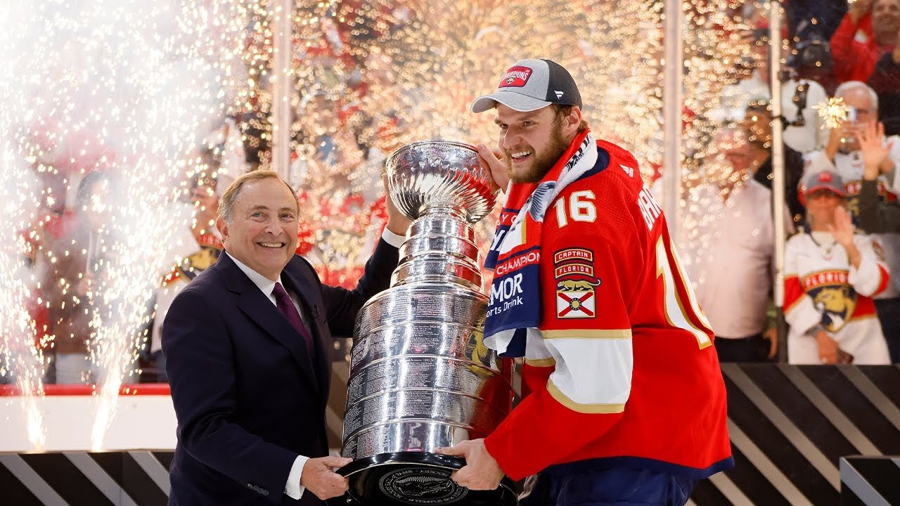 Panthers lift the Cup for the 1st time in franchise history- NHL