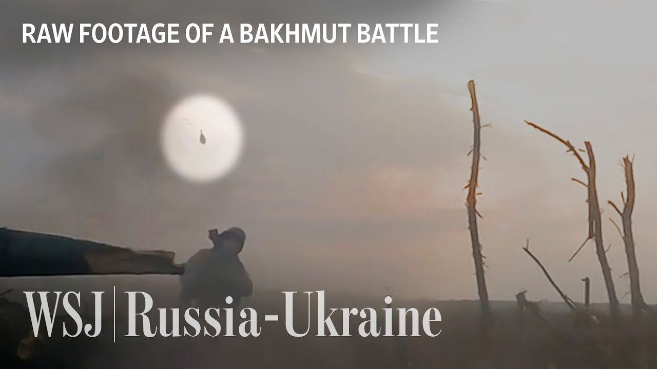 Watch Ukrainian Troops Dodge a Russian Grenade Near Bakhmut | WSJ