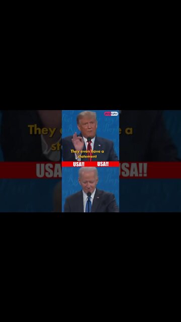 USA! Trump: You're The Big Man Joe 💯 😂