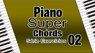 PIANO SUPER CHORDS - SÉRIE EXERCÍCIOS 02 - DOMINE AS INVERSÕES DAS TRÍADES MAIORES PARTE 1 - #Shorts