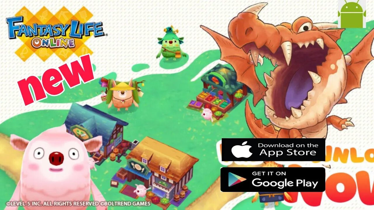 Fantasy Life Online – EN - Official launch - for Android | iOS