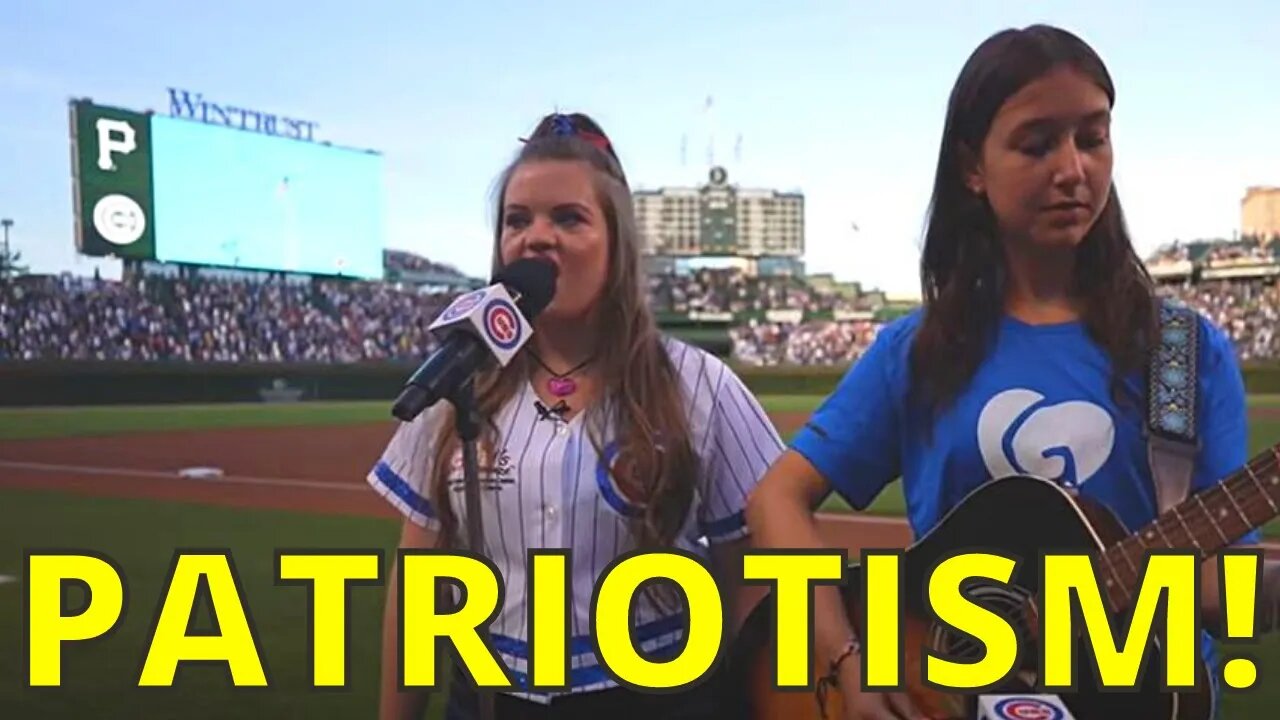 Chicago Cubs Game Gets BRAVE & PATRIOTIC Singing Of NATIONAL ANTHEM! THIS IS AWESOME!