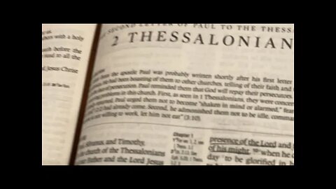 2 Thessalonians 2:1-5