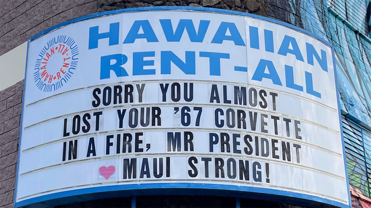 A HAWAIIAN LOCAL DELIVERS HYSTERICAL MESSAGE TO JOE BIDEN RELATED TO HIS INSENSITIVE REMARKS