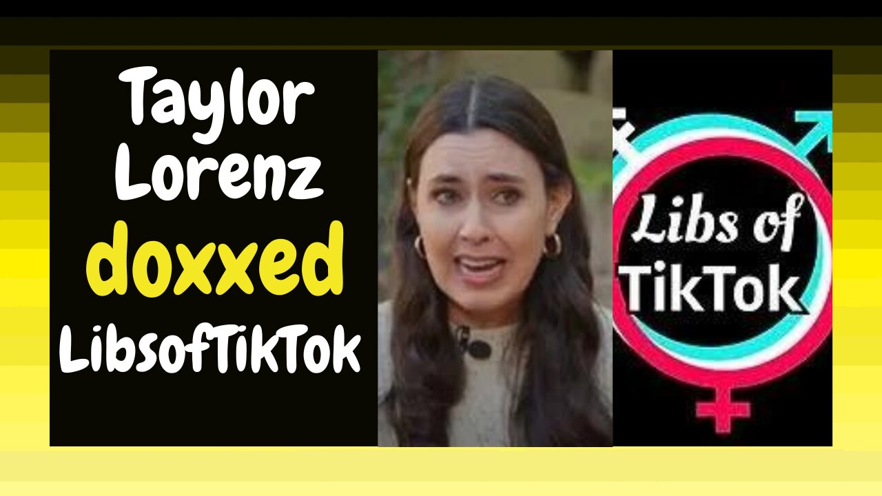 Taylor Lorenz Doxed Libs of Tiktok and Tim Pool put up a billboard calling her out! (Re-upload)