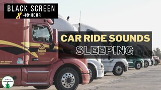 Truck Stop Sleep Sounds | Black Screen | 8 Hours