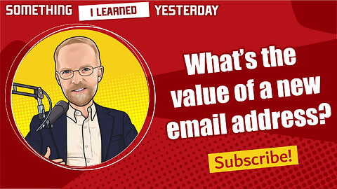 How to calculate the value of a new email address