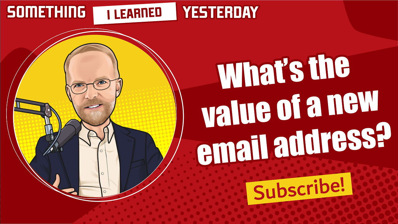 How to calculate the value of a new email address