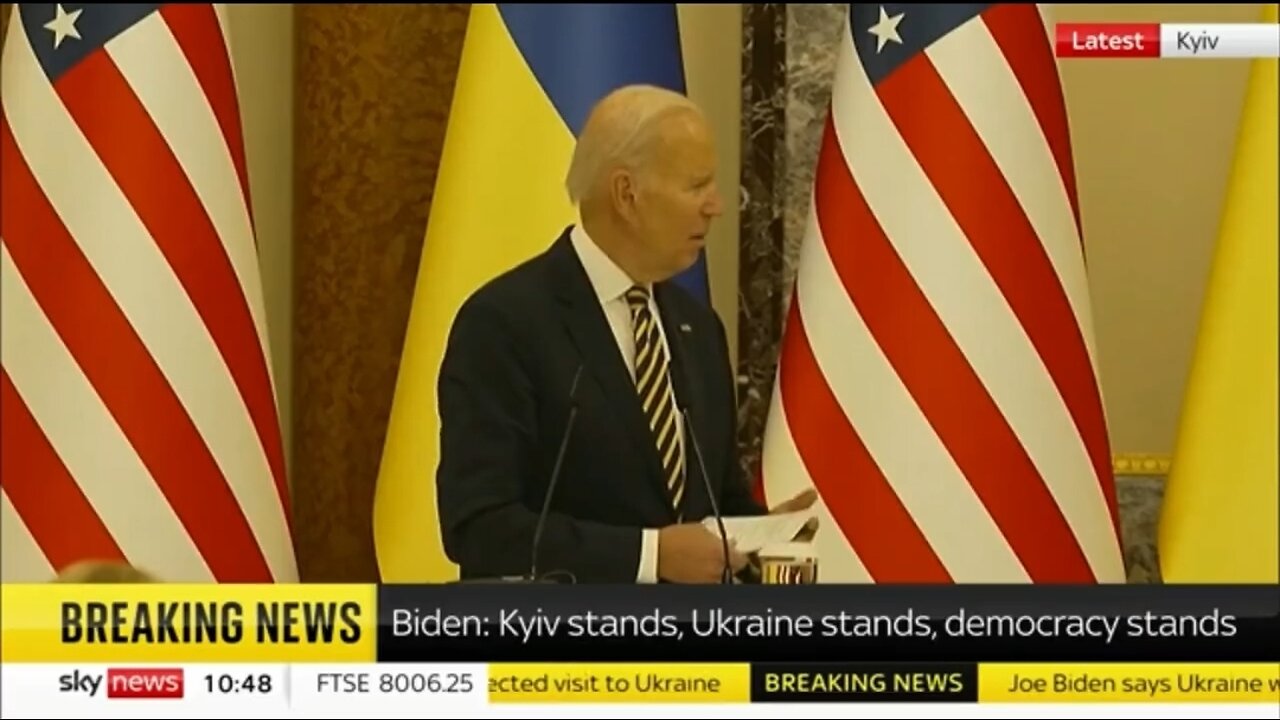 Biden In Kiev: We're Giving Billions More To Ukraine