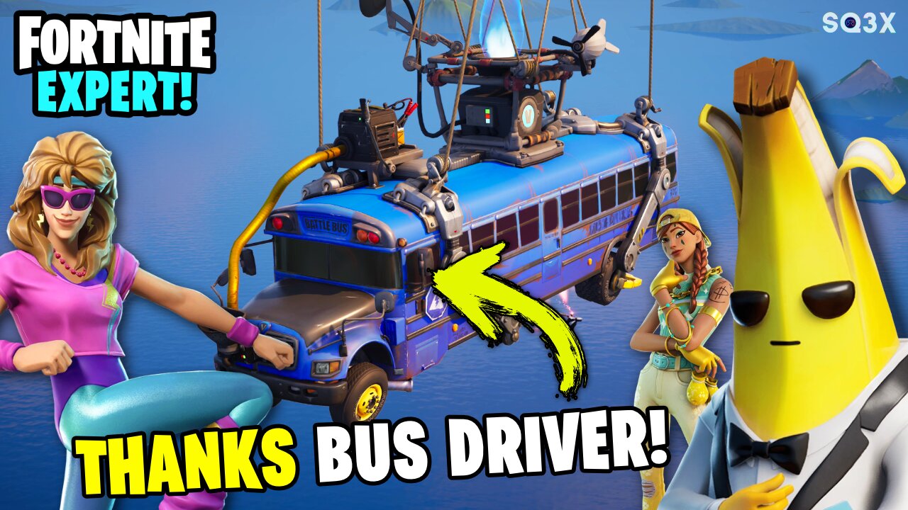 How to THANK the Bus Driver in Fortnite 🔥 FORTNITE EXPERT [4K]