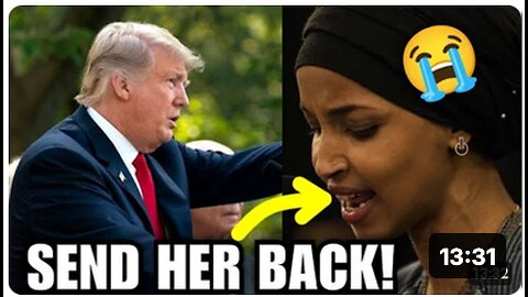 "SEND HER BACK!" Crowd ERUPTS as Trump ENDS Ilhan Omar's Entire Career with EPIC Takedown