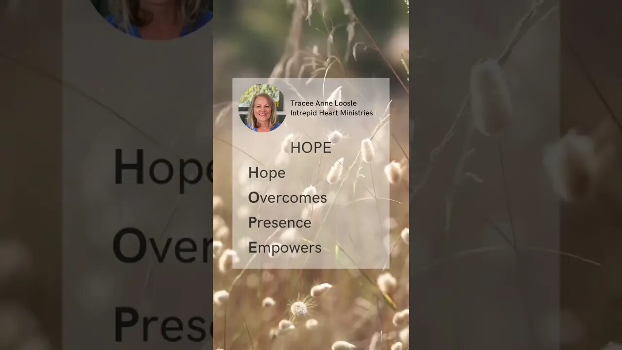 Awakened expressions empowering you with hope to overcome.