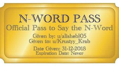 I Got The N-Word Pass (Comedy Skit)