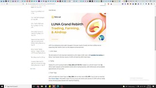 First Centralized Exchange That Intends To List LUNA 2 0 Today Is?