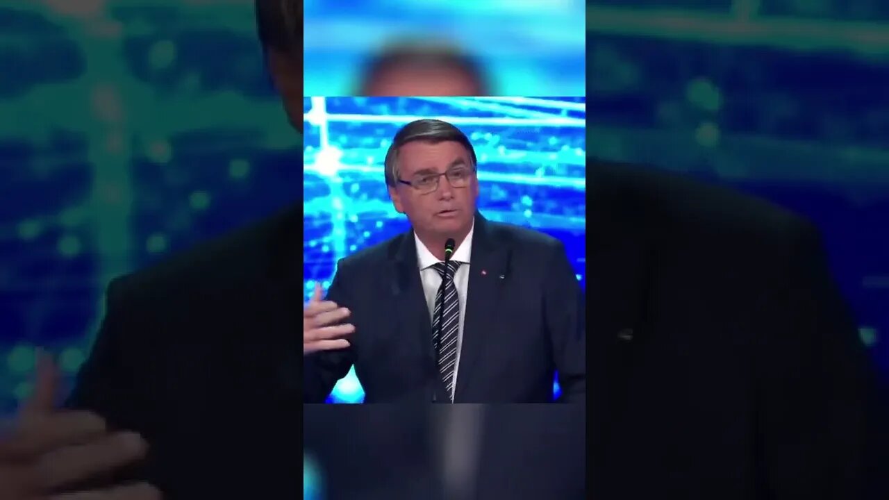 Bolsonaro admoestando Lula com compaixão