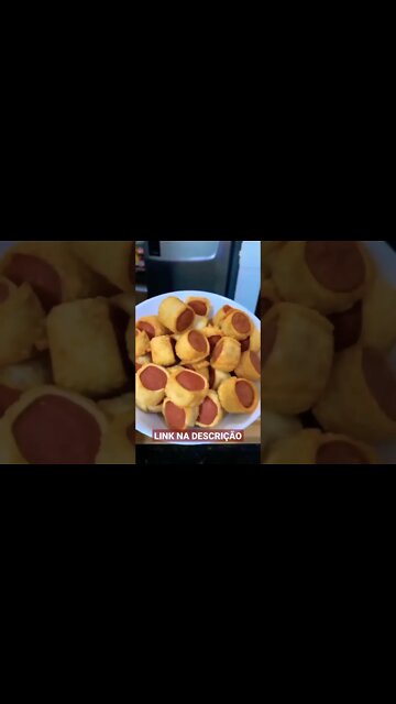 PETISCO DE SALSICHA COM MASSA DE PASTEL 🤩 | Receitas #Shorts