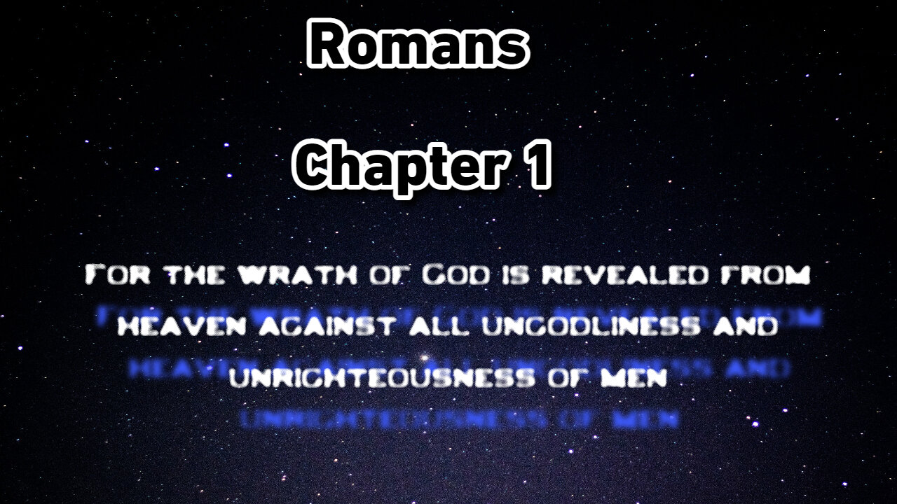 God's Wrath on Unrighteousness