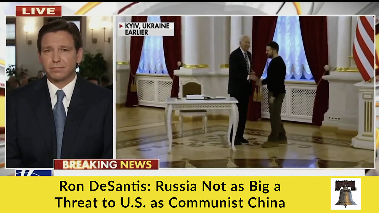 Ron DeSantis: Russia Not as Big a Threat to U.S. as Communist China