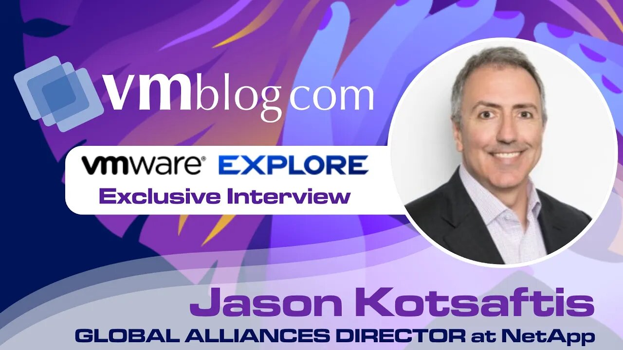 #VMwareExplore 2022 NetApp Video Interview with VMblog (Data Management Solutions for the Cloud)