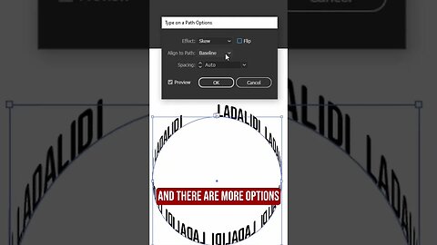Use Type on a Path for Stunning Text in Illustrator #adobeillustrator #ladalidi #illustratortips