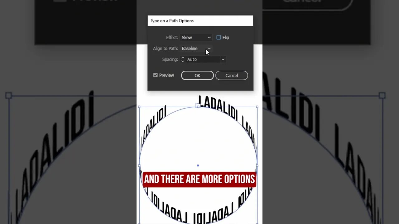 Use Type on a Path for Stunning Text in Illustrator #adobeillustrator #ladalidi #illustratortips