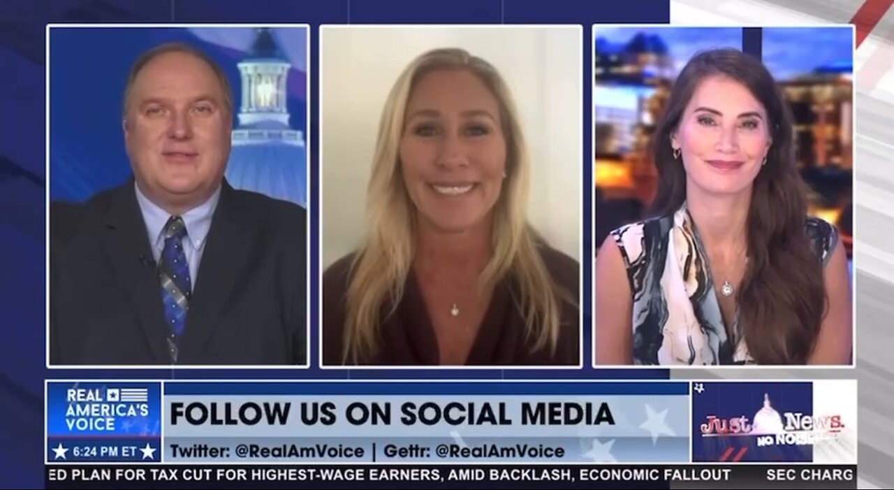 Congresswoman MTG Joins Just The News to Discuss Big Tech's Censorship Conspiracy With Private Orgs