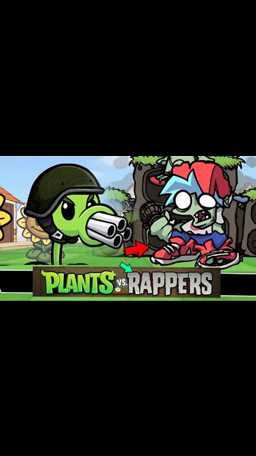 PLANTS vs ZOMBIES virou RAP | VS Plants vs. Rappers #shorts