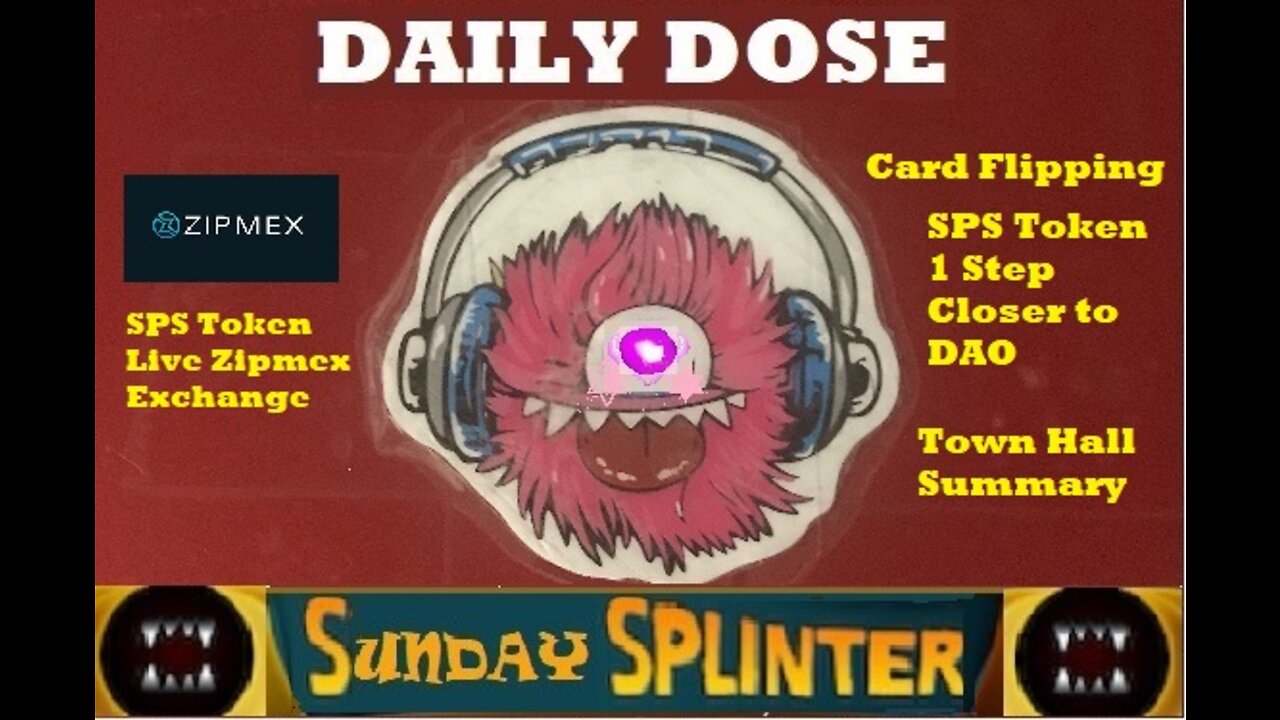 Sunday Splinter 03/06/22: SPS Updates and Card Flipping