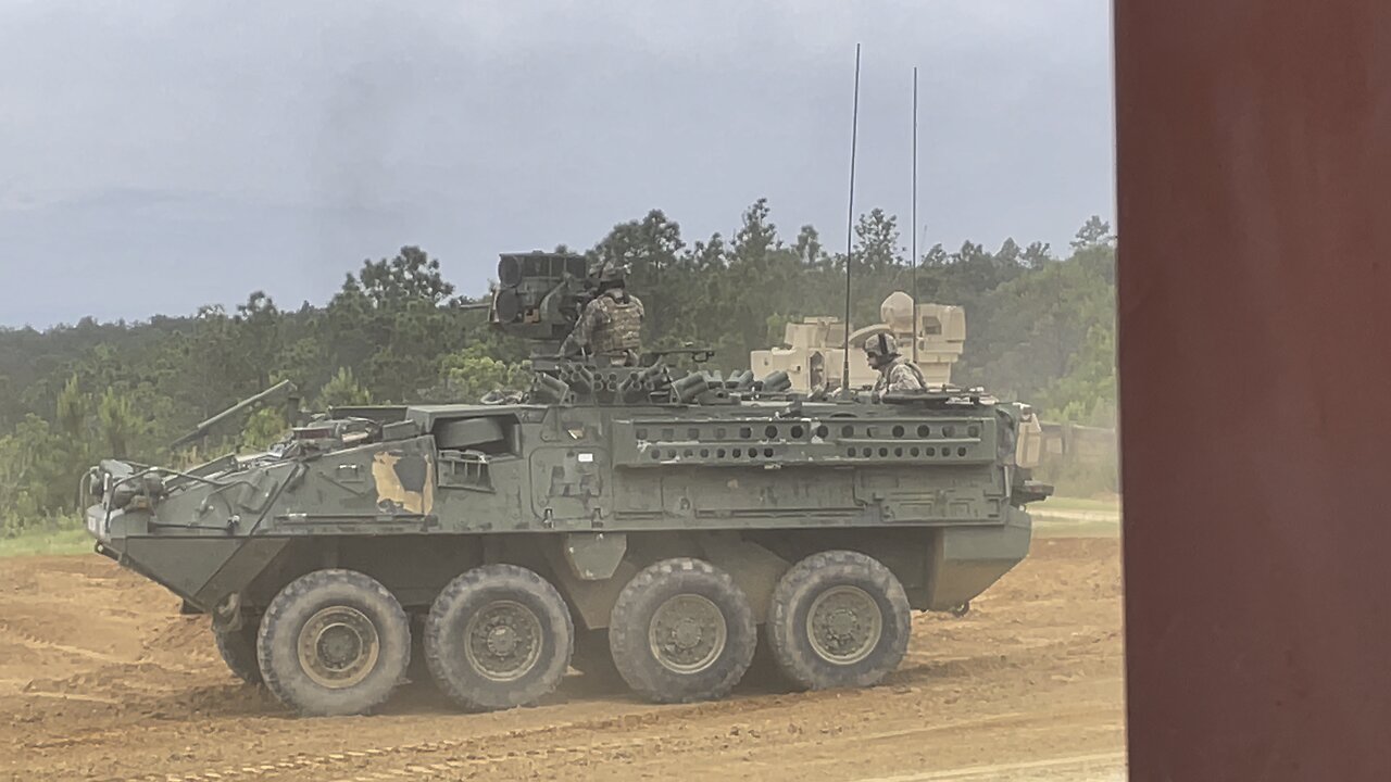 Live fire demo at Fort Benning, Georgia ￼